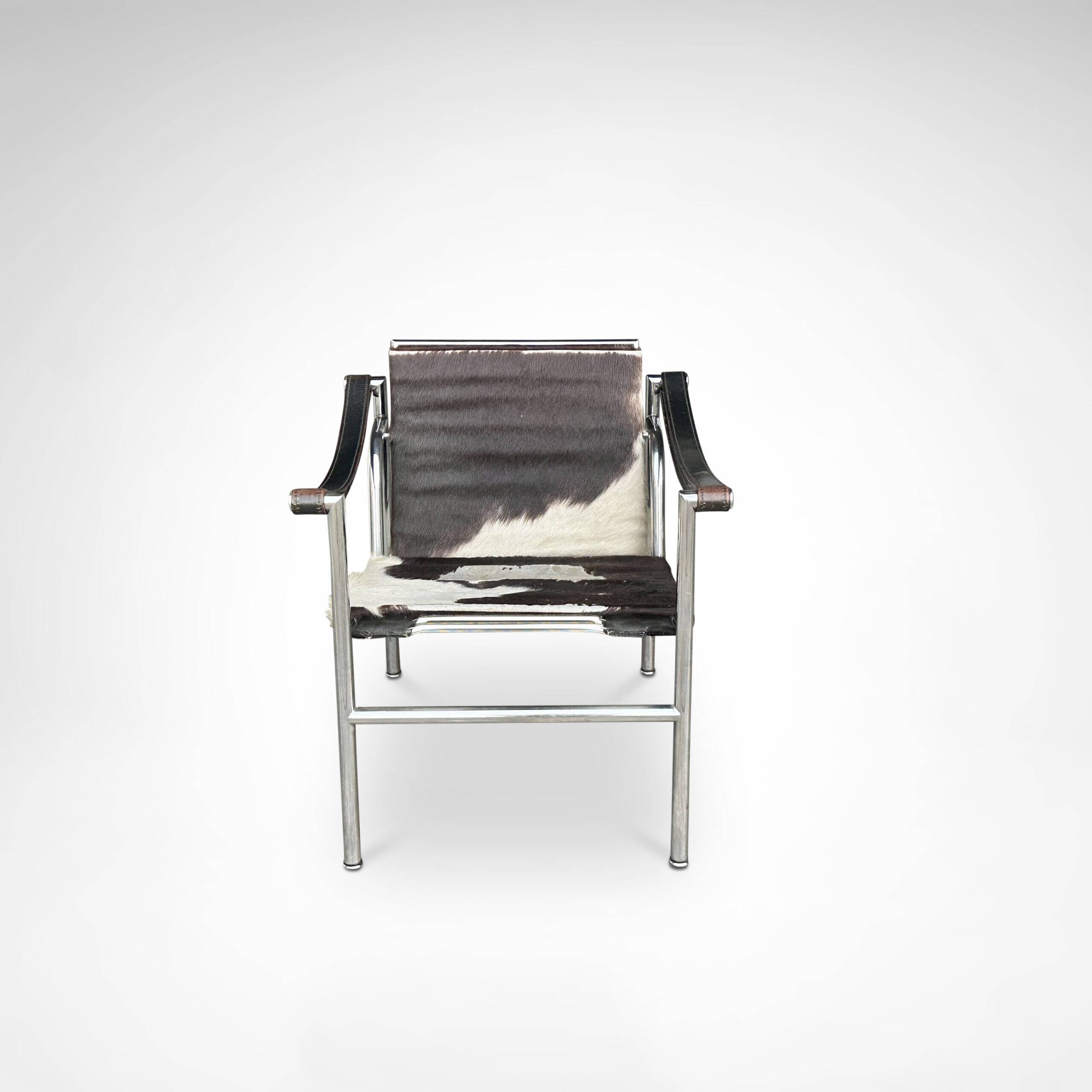 LC1 ponyskin armchair by Le Corbusier et al for Cassina 1980s