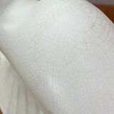 Cracked ceramic doves, signed Lejan