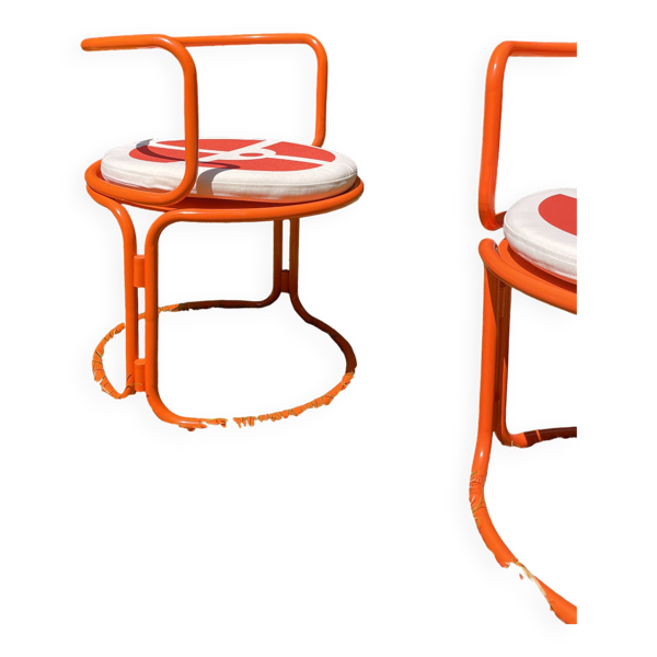 Paire de fauteuils Gae Aulenti pour Prisunic