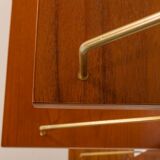 Preben Sorensen shelving unit with vinyl records cabinet for PS System, Randers, Denmark 1960s