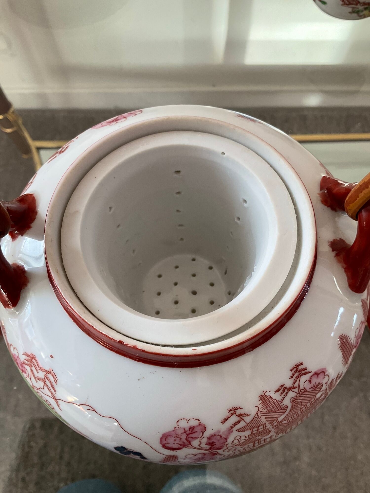 Old Japanese fine porcelain tea set