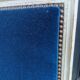 Série de 4 chaises style Louis XVI velours bleu