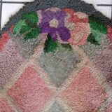 Handmade American vintage rug 90cm x 115cm 1960s