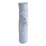 Vase rouleau lézards en porcelaine