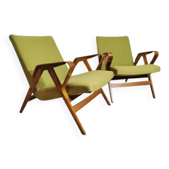 Fauteuils par Frantisek Jirak pour Tatra