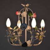 Lustre ceiling design flowers of the 60s art nouveau