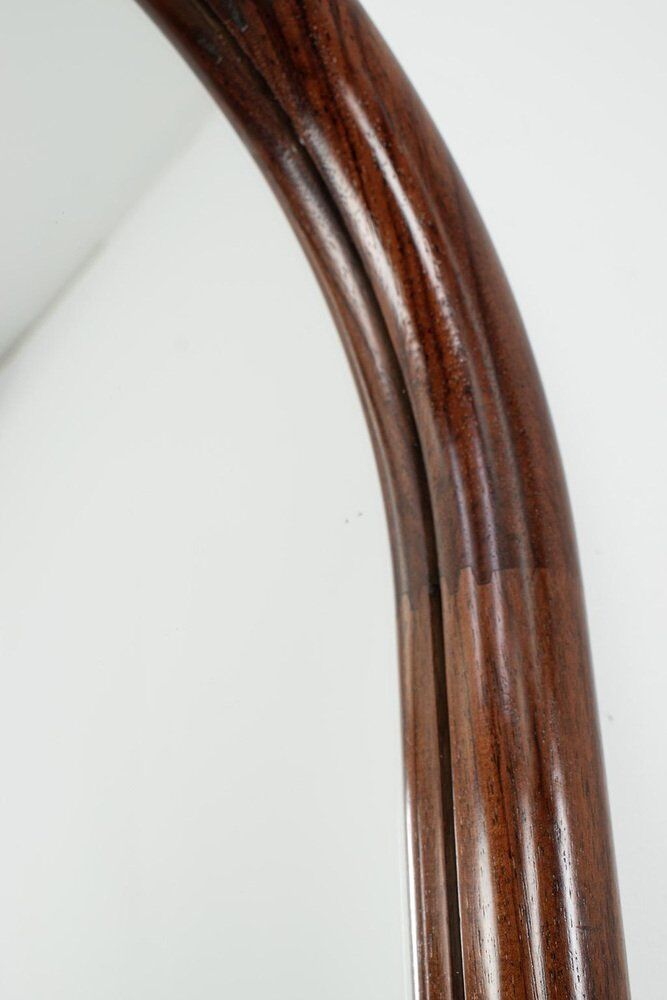 Mirror with Wooden Frame, Vildbjerg, 1970s