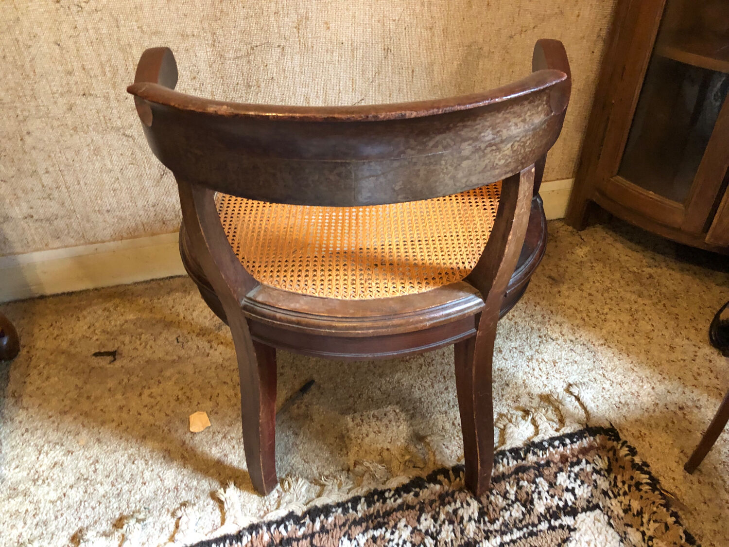 Desk chair Louis-Philippe style