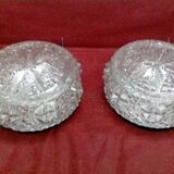 Plafonniers en verre, vintage