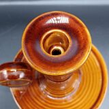 Ceramic candle holder of Saint-Clément - 70s