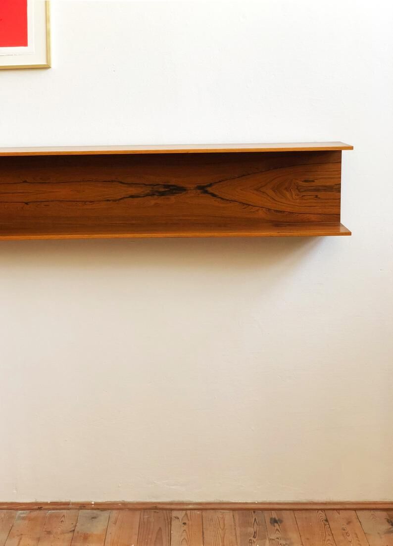 Walter Wirz "Regal" wall shelf for Wilhelm Renzen teak