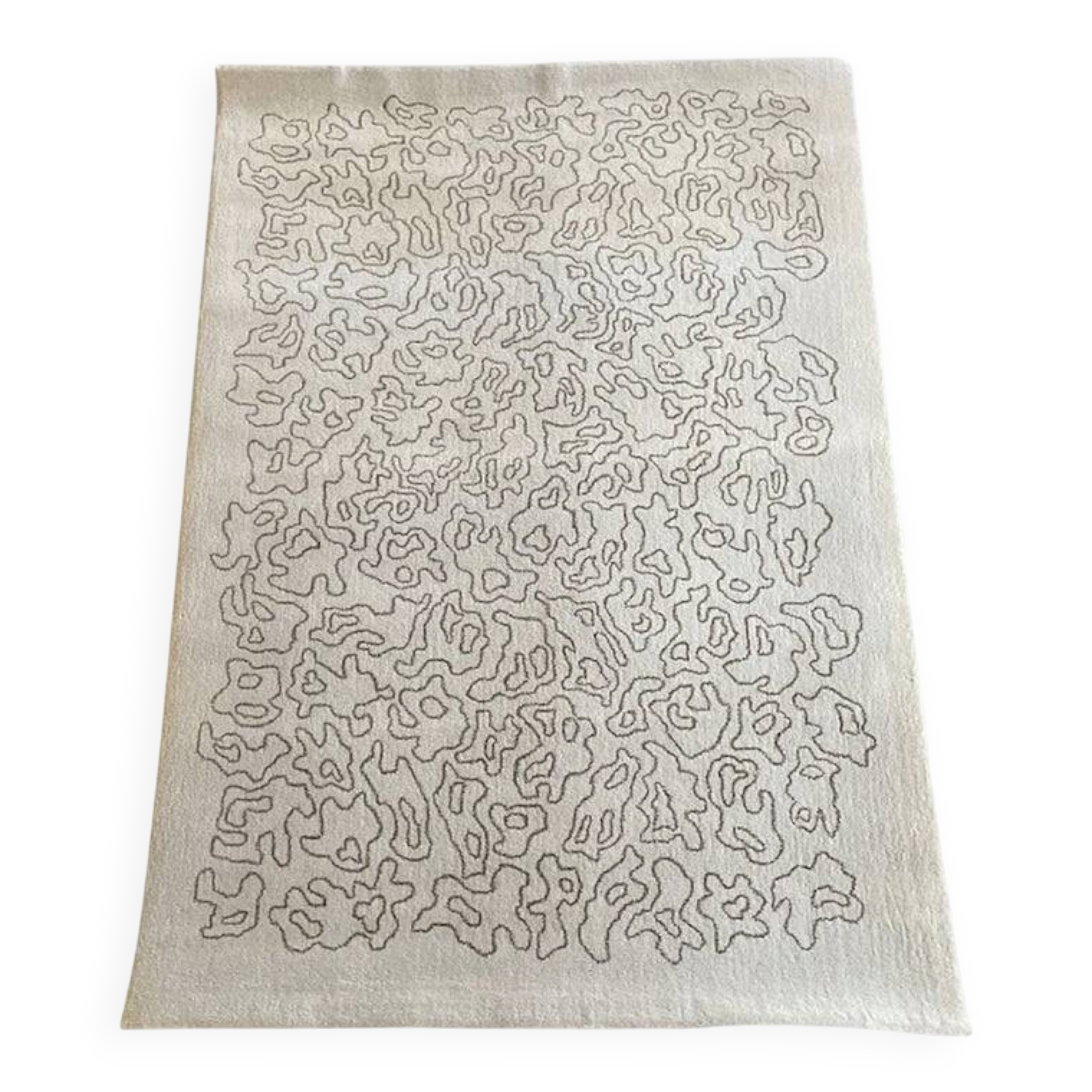 Artisca "Vermont" hand-tufted wool rug, France 1970s-1980s, 170 × 240 cm