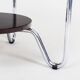 Bauhaus Coffee Table in Chrome and Macassar from Kovona, 1950s