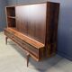 Oswald Vermaercke Paola rosewood highboard for V-Form Belgium 1959