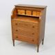 Vintage oak roll-top secretary - 80 cm, 1950s