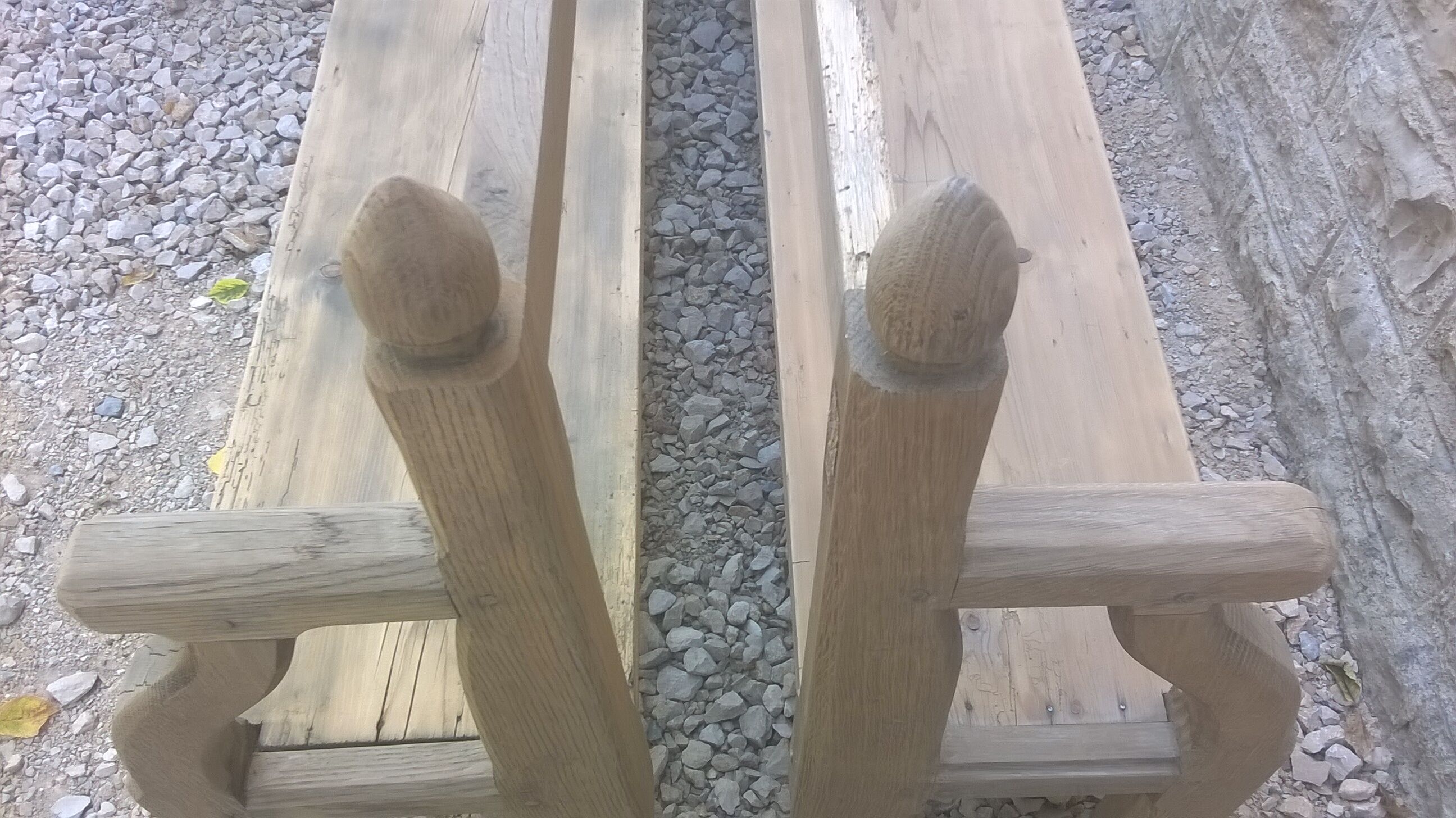 Paires grand banc d'église