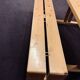 Bench and table set Charlotte Perriand model "les Arcs"