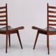 Cees Braakman curved ladder chairs 1950s Holland