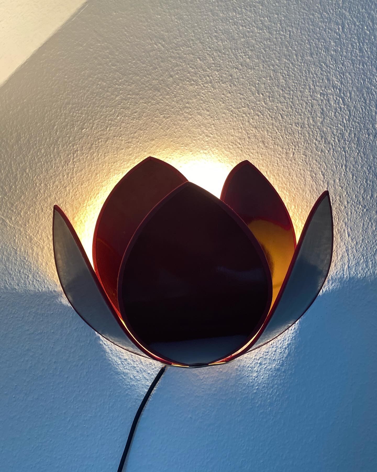 Lotus flower sconces