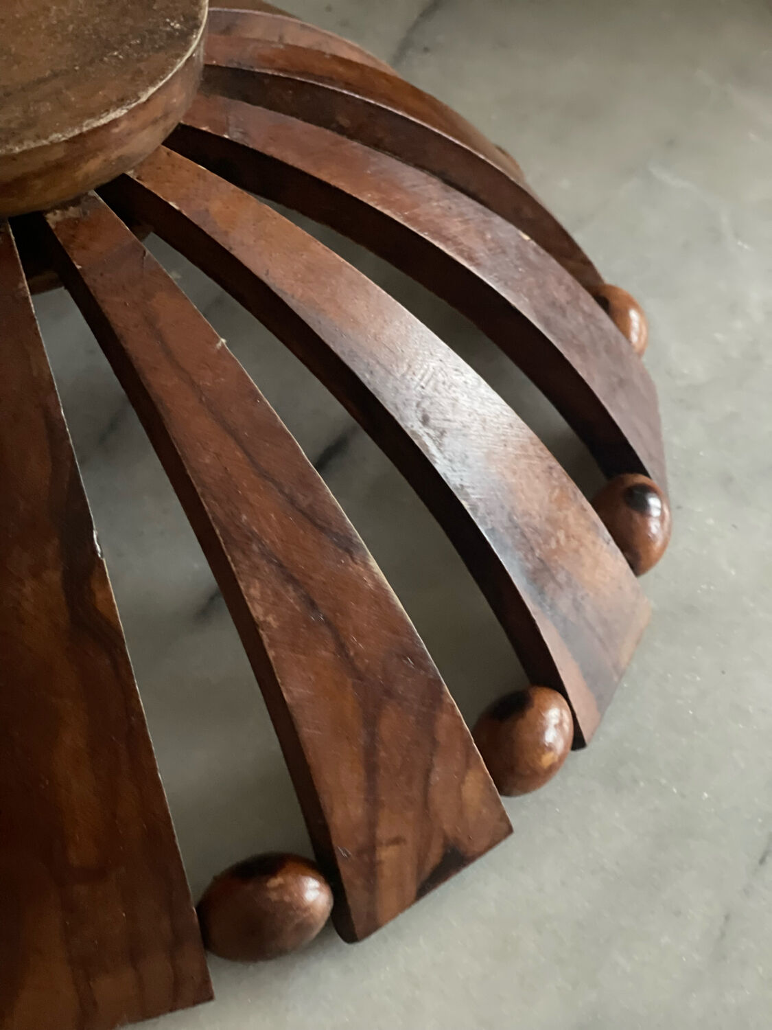 Teak fruit basket 1960