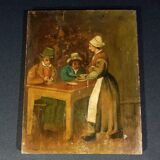Old painting on wood