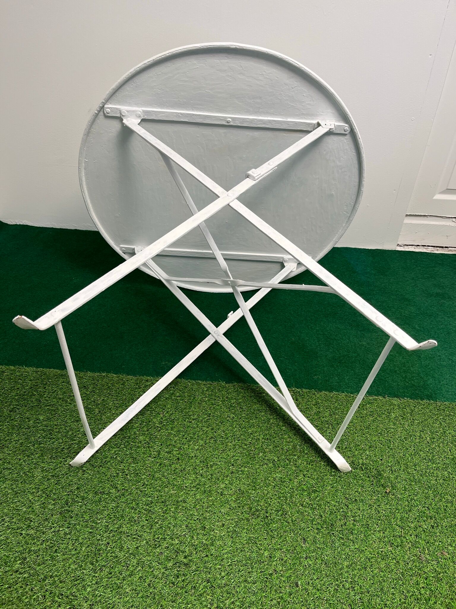 Garden furniture wrought iron folding year 50-60