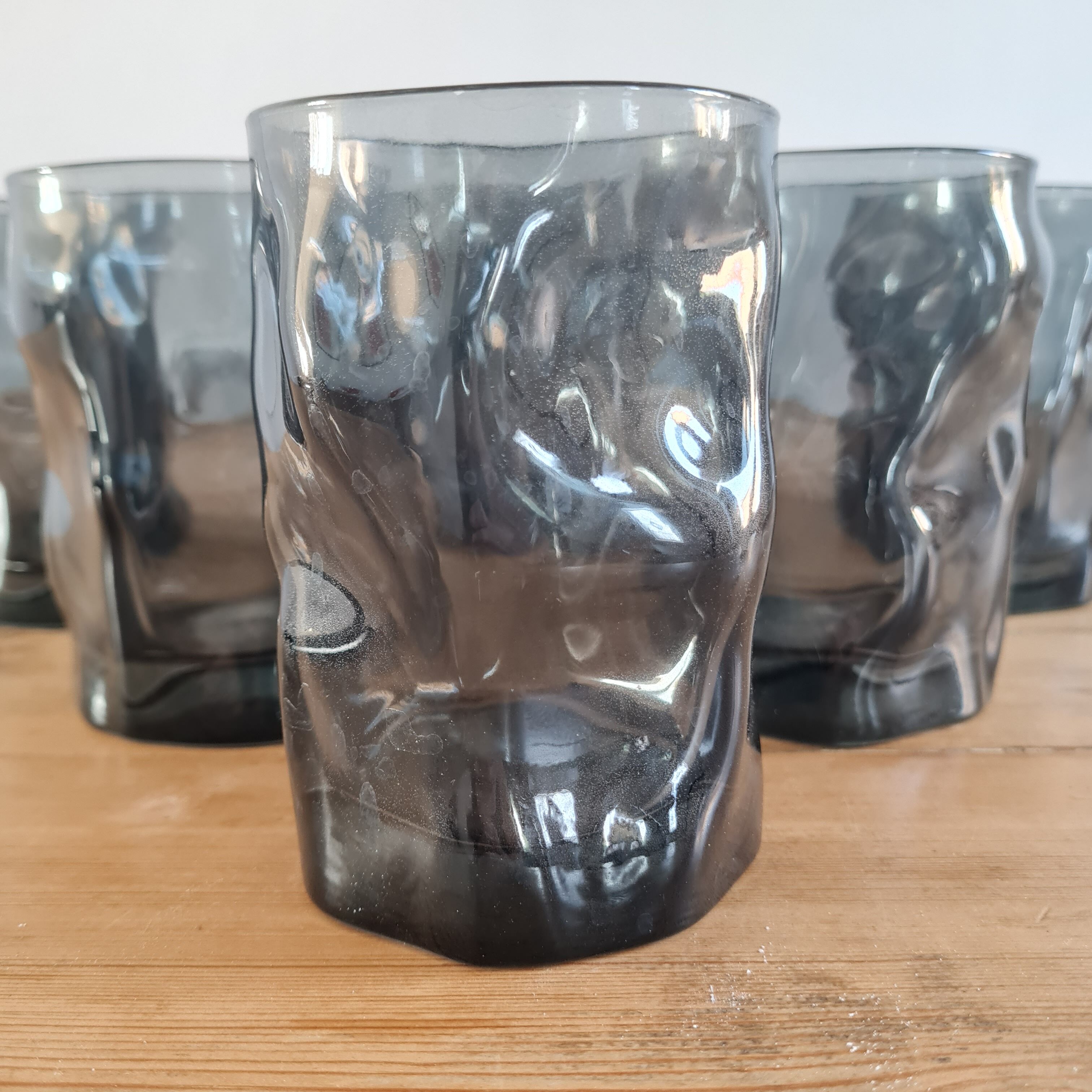 Set of 6 Vintage Water Glass