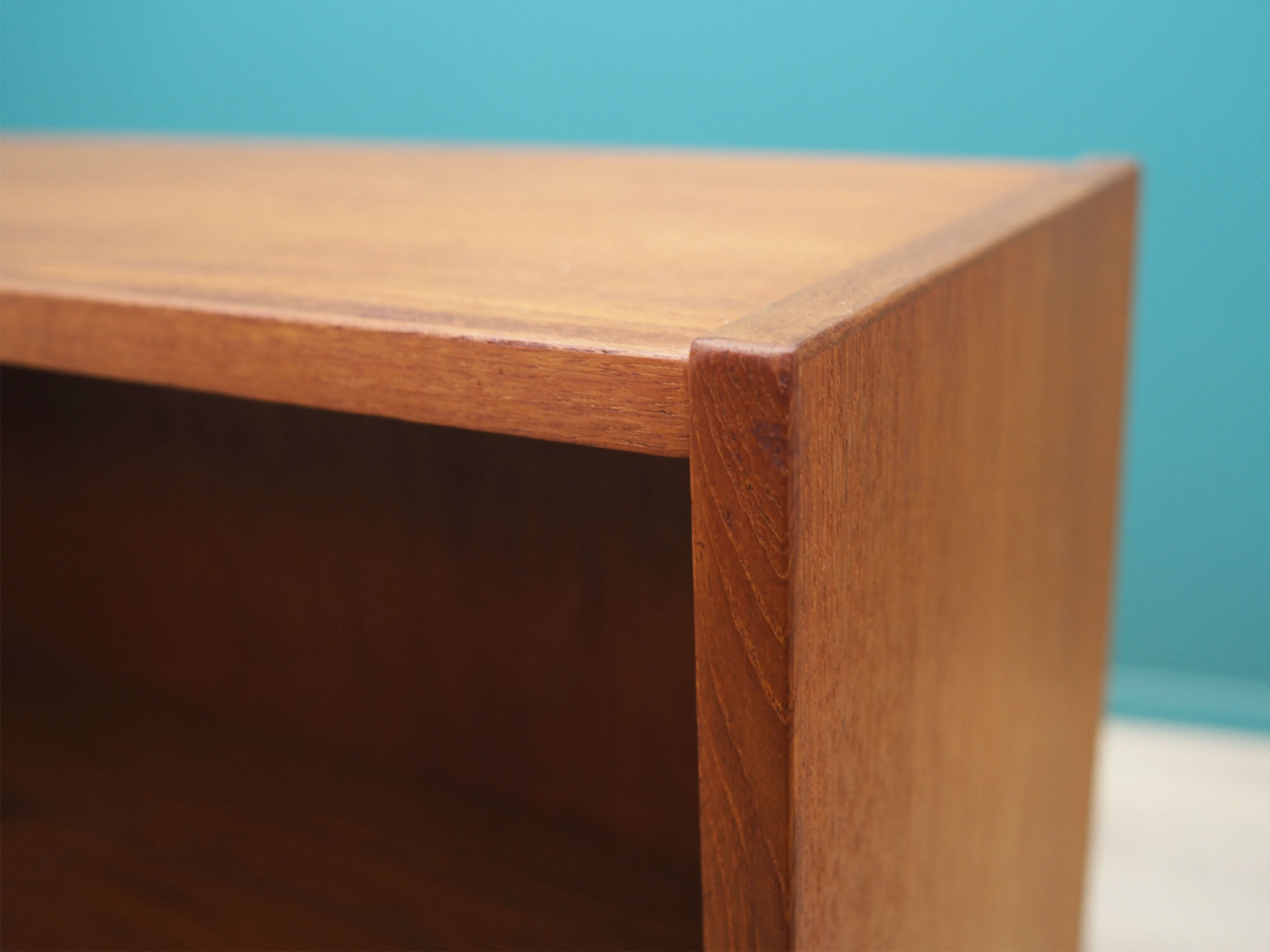 Teak bookcase, danish design, 1970s, production: denmark