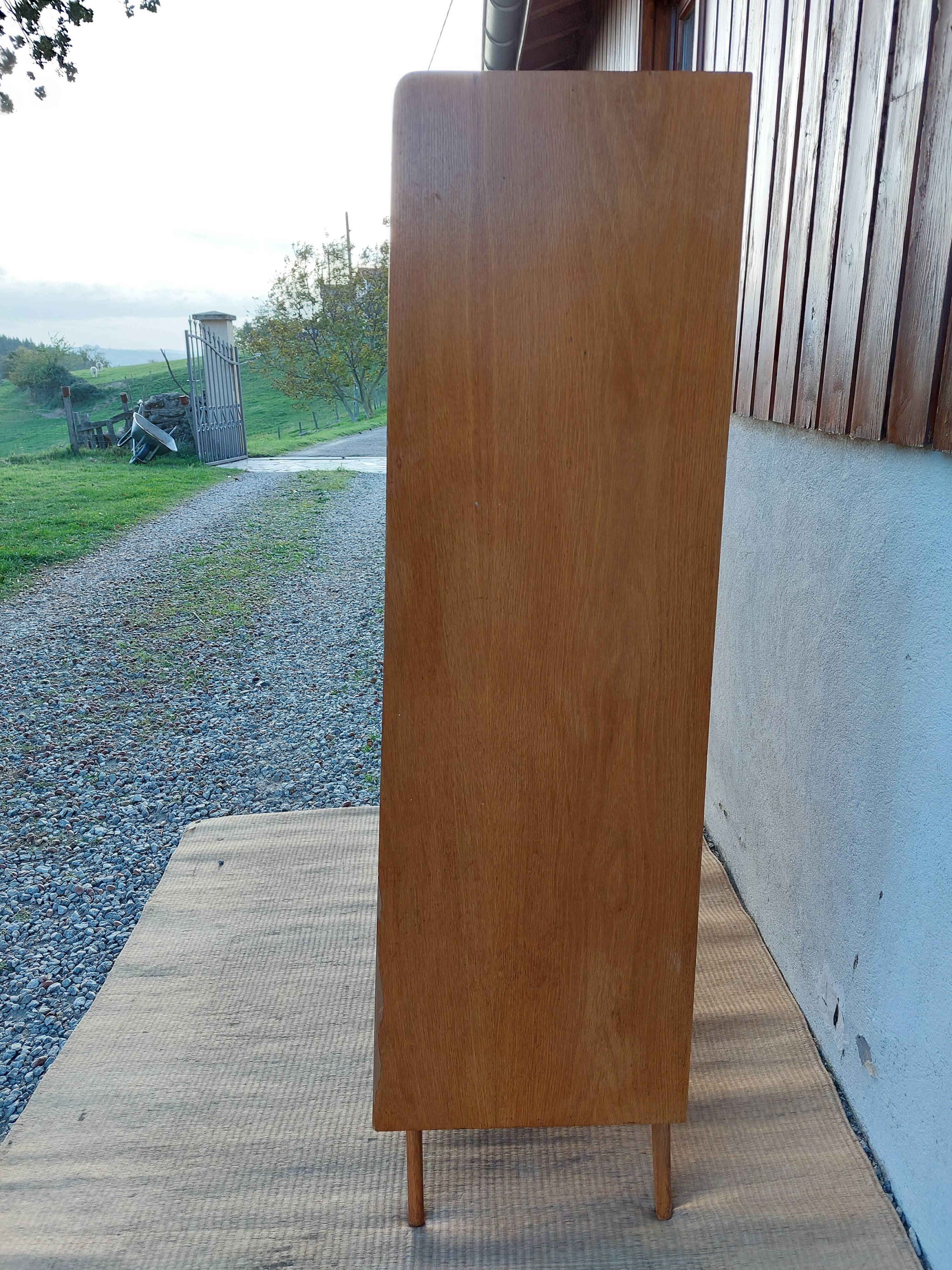 Secretary, drawers with wicker