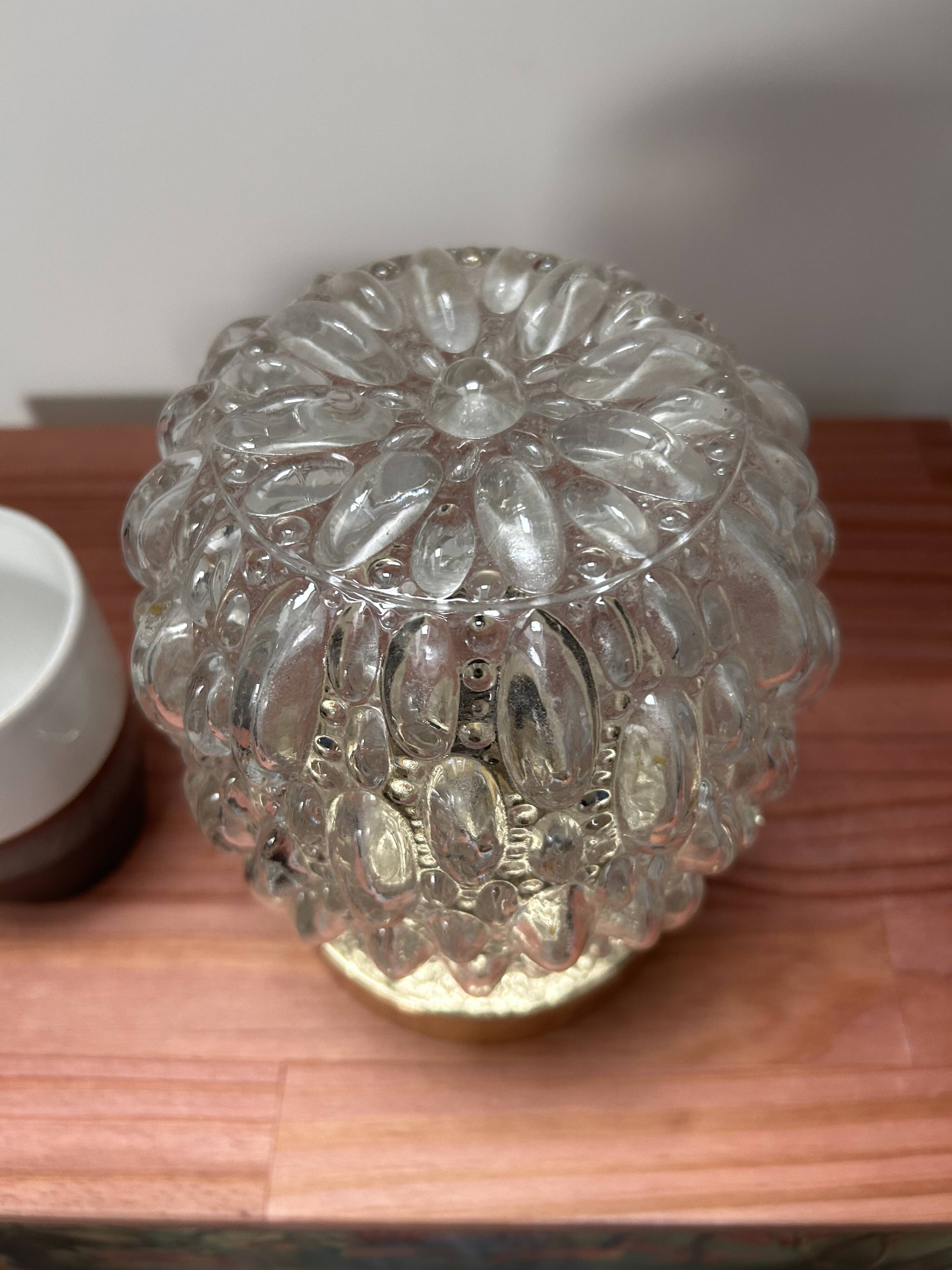Bubble glass wall or ceiling light