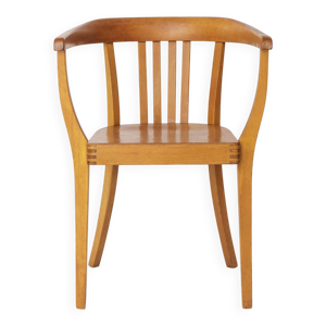 Fauteuil vintage en hêtre,