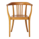 Vintage Beech Armchair – 1950s/60s German Chair – Restored Mid-Century