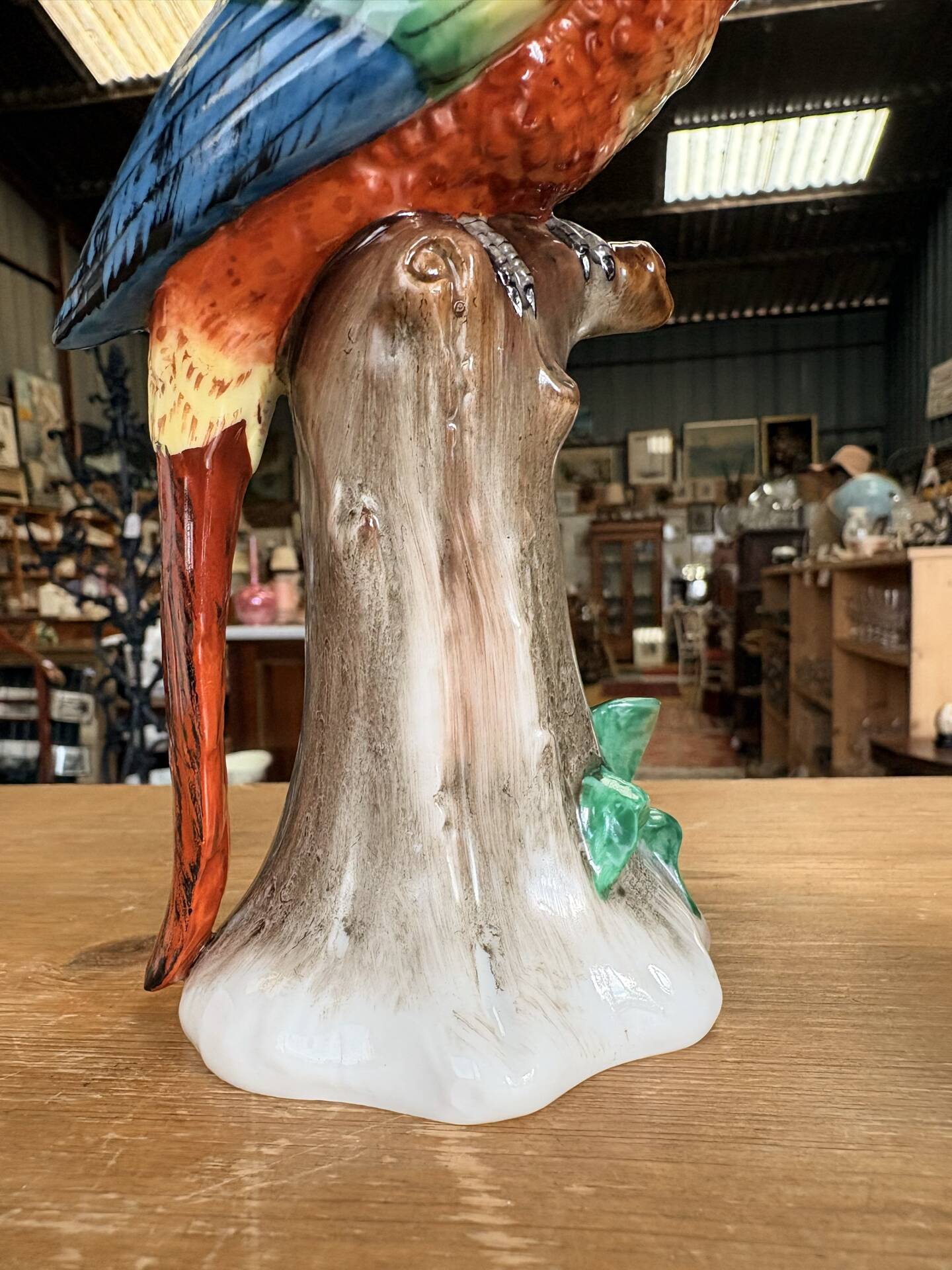 Pair of porcelain parrots Sitzendorf – Germany