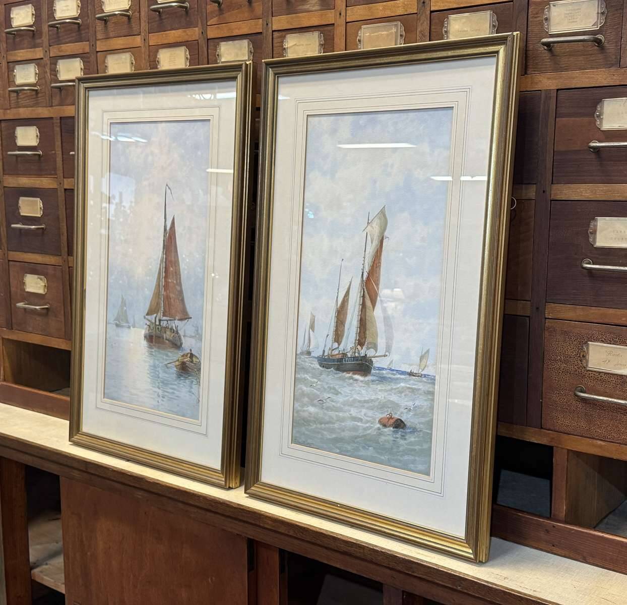 Pair of English watercolours by George Stanfield WALTERS (1838-1924)