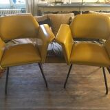 Prism model armchairs by Joseph André Motte