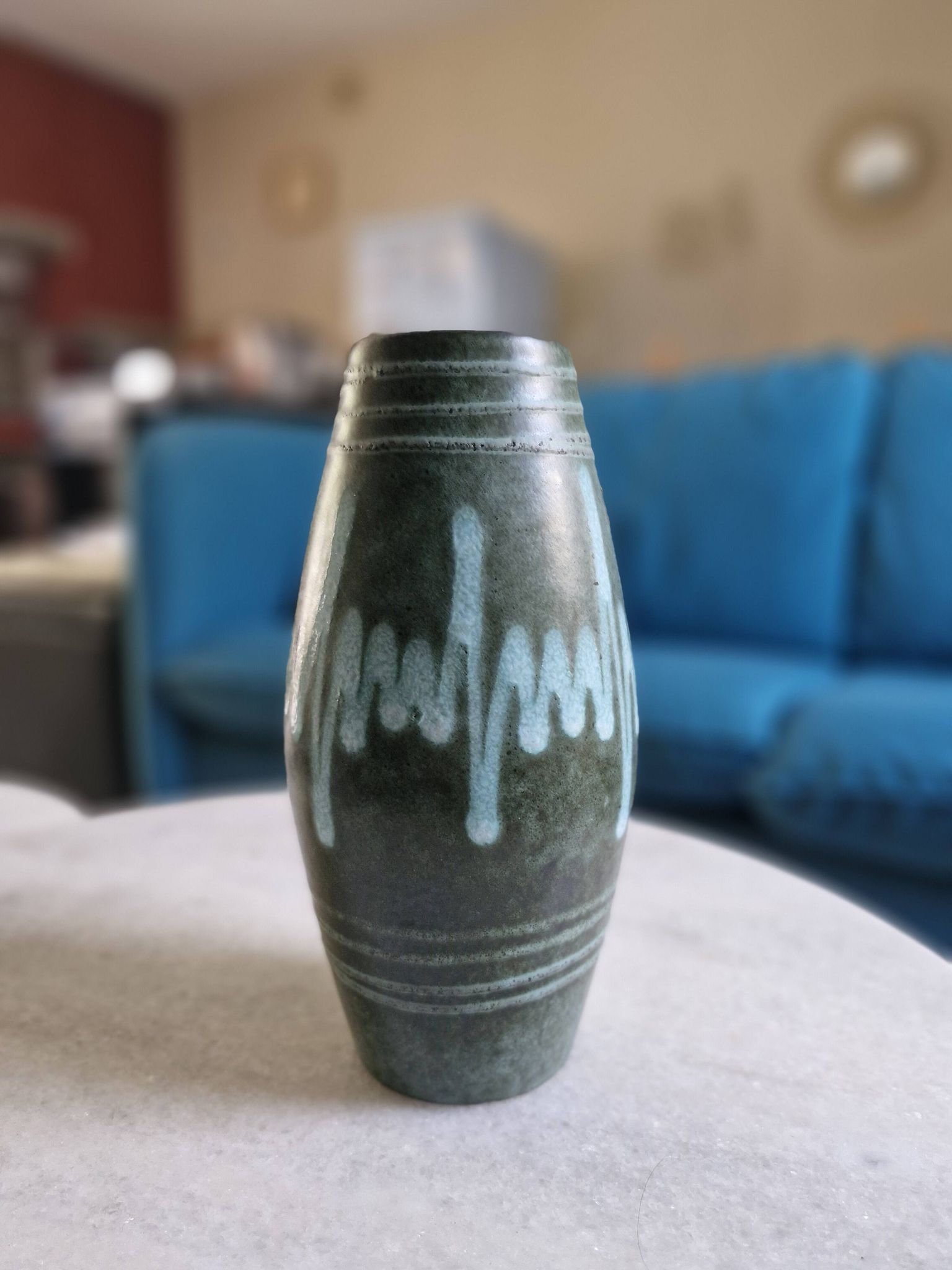Vase vintage en céramique Scheurich - West Germany