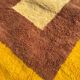 Moroccan Mrirt rug in luxury wool 200x250 cm - Handmade modern Berber rug - Wool rug for indoors