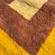 Moroccan Mrirt rug in luxury wool 200x250 cm - Handmade modern Berber rug - Wool rug for indoors