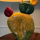 Ceramic cactus lamp, 1970