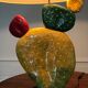 Ceramic cactus lamp, 1970