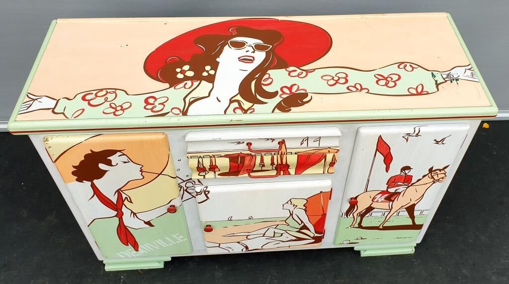 Buffet Deauville 1950 pop art XIX by Laurence DELMOTTE BERREBY