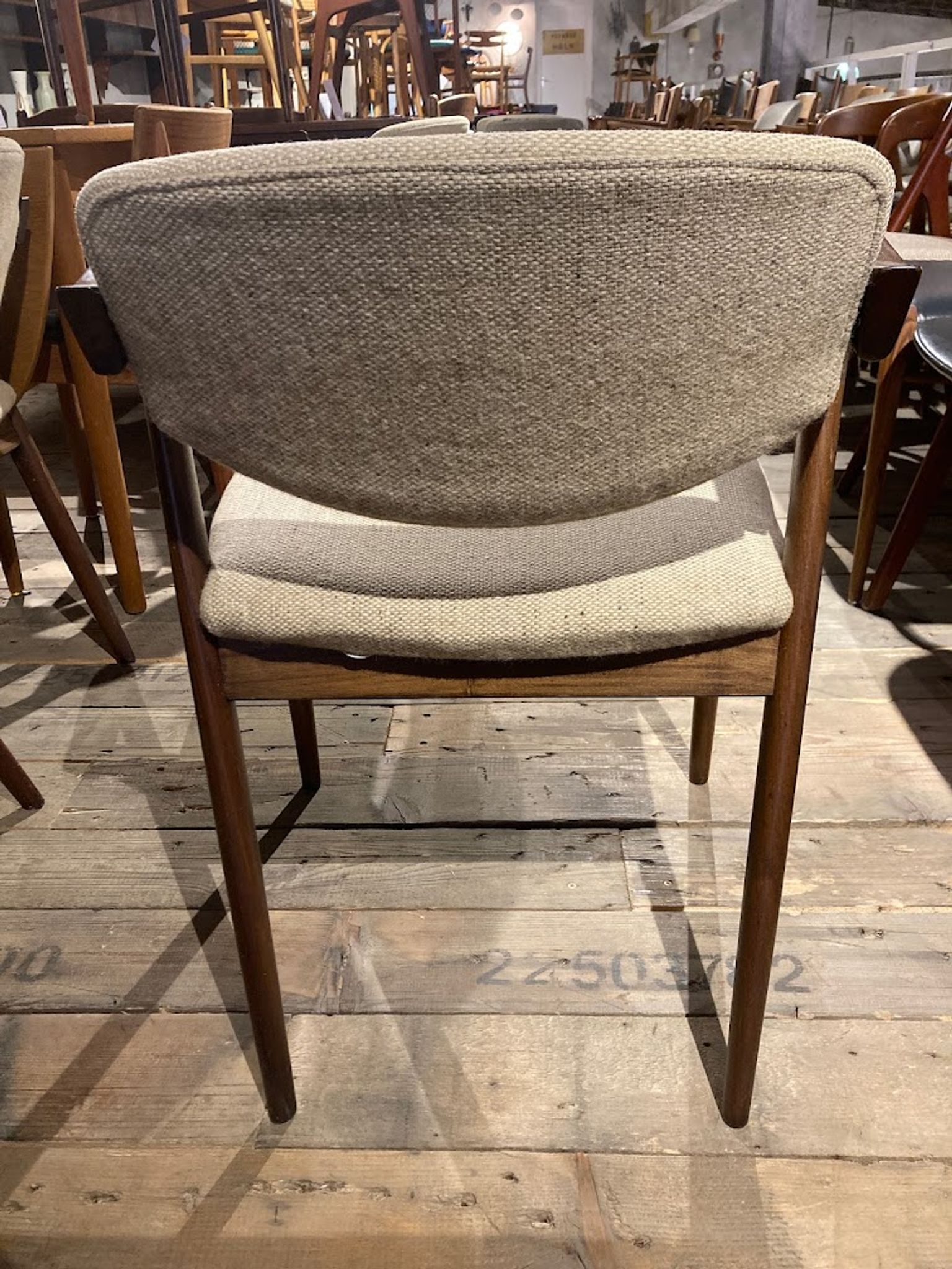 Chaises de salle à manger en teck modèle 42 de Kai Kristiansen pour Schou Andersen