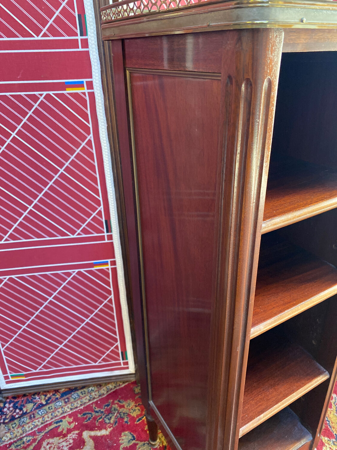 Mahogany chiffonier Louis XVI style