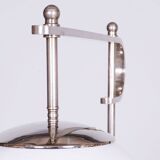 Restored ArtDeco Floor Lamp, J. Halabala, UP Zavody, Walnut, Czechia, 1930s