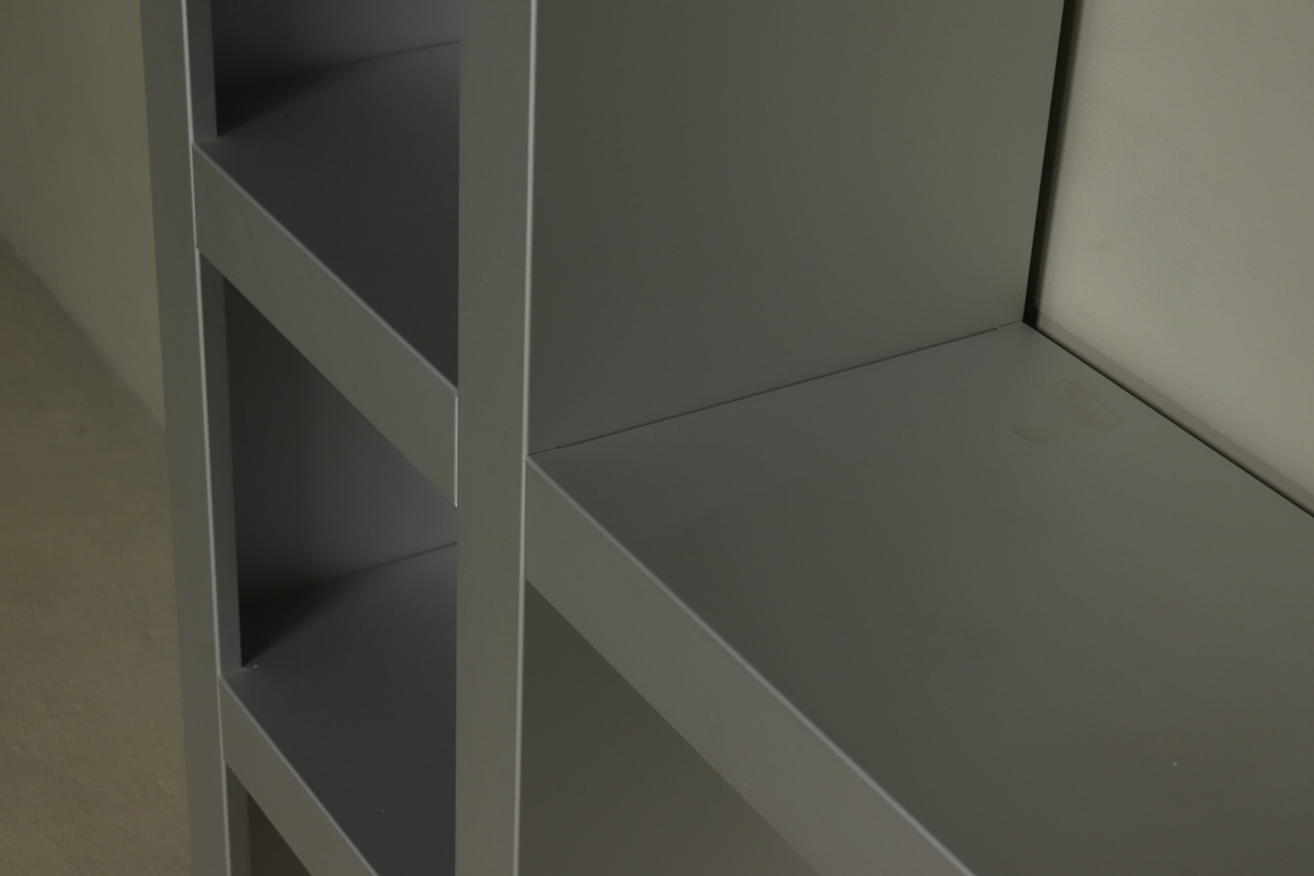 Architectural aluminium wall unit by Isabelle Leijn 1990s