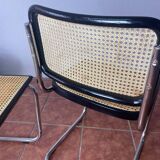 Set of two mid-century modern Marcel Breuer B32 Cesca chairs, Italy 1970s