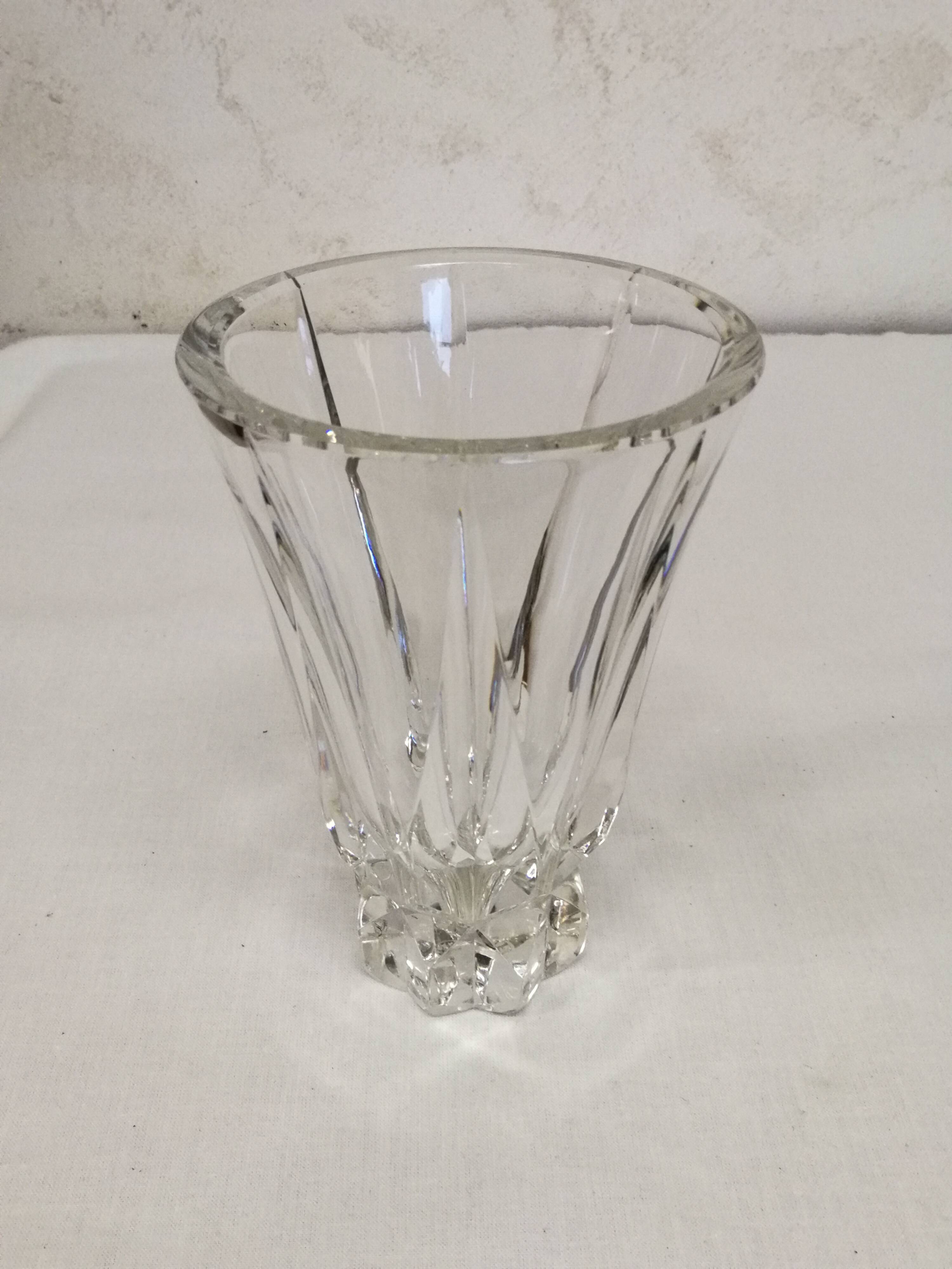 Small Crystal Vase St Louis France