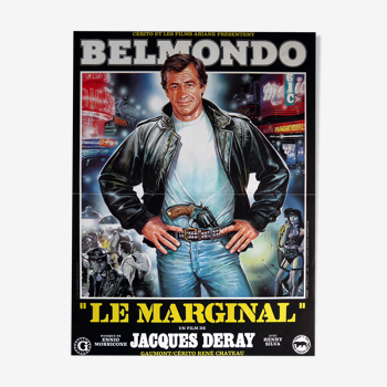 Original movie poster "The Marginal" Belmondo
