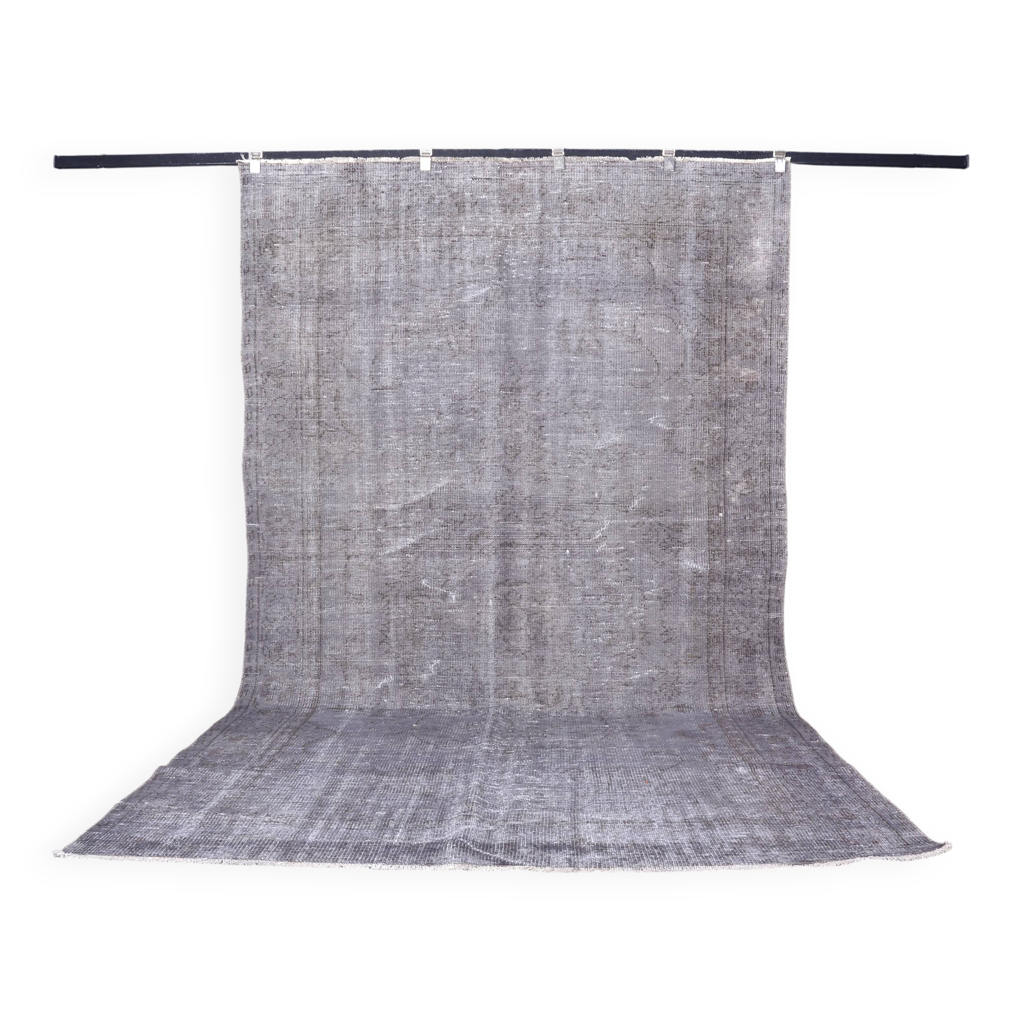 Grey Oushak  Floral Rug sku1918