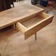 Petit meuble en bois tripode, design 1950